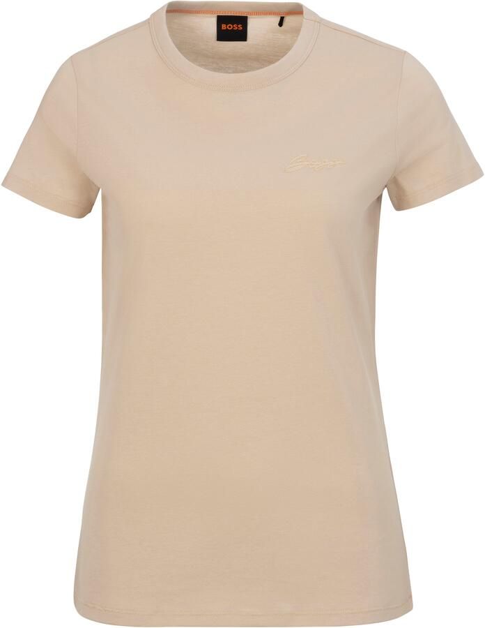 Boss Orange T-shirt met ronde hals model 'Elogo'