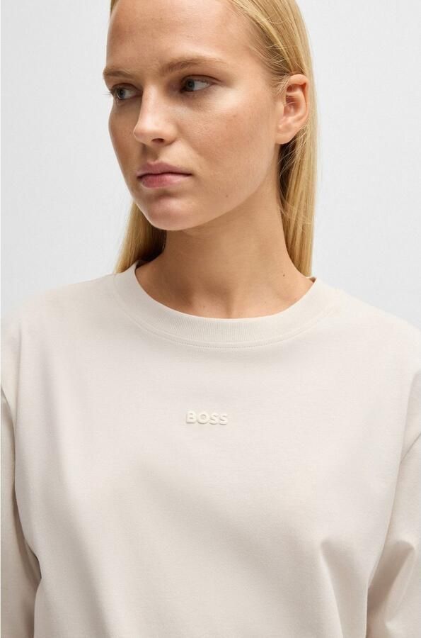 Boss Orange Oversized T-shirt met labelprint model 'Enis' - Foto 9