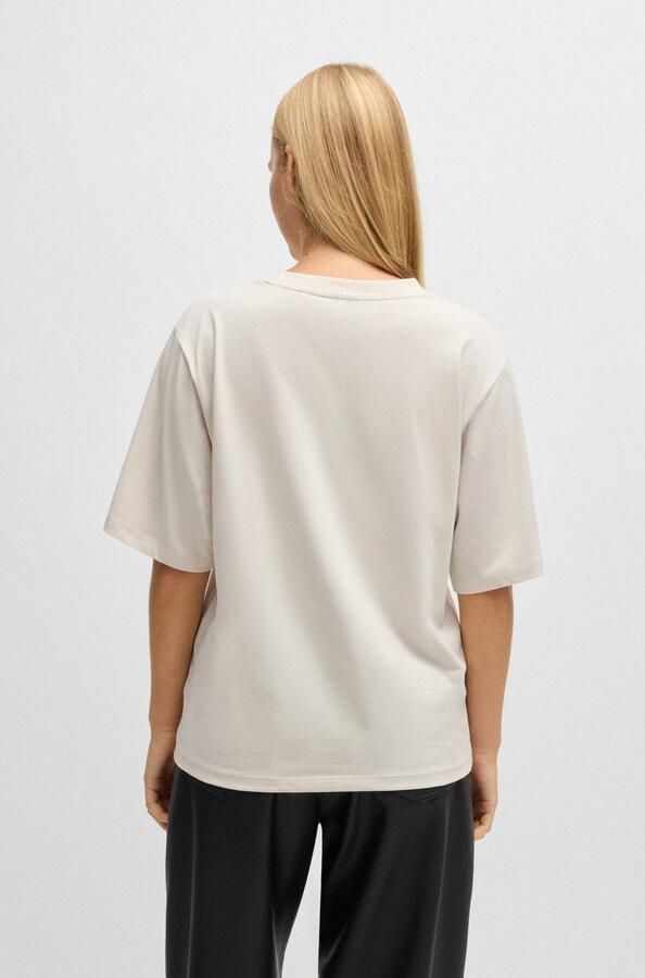 Boss Orange Oversized T-shirt met labelprint model 'Enis' - Foto 6