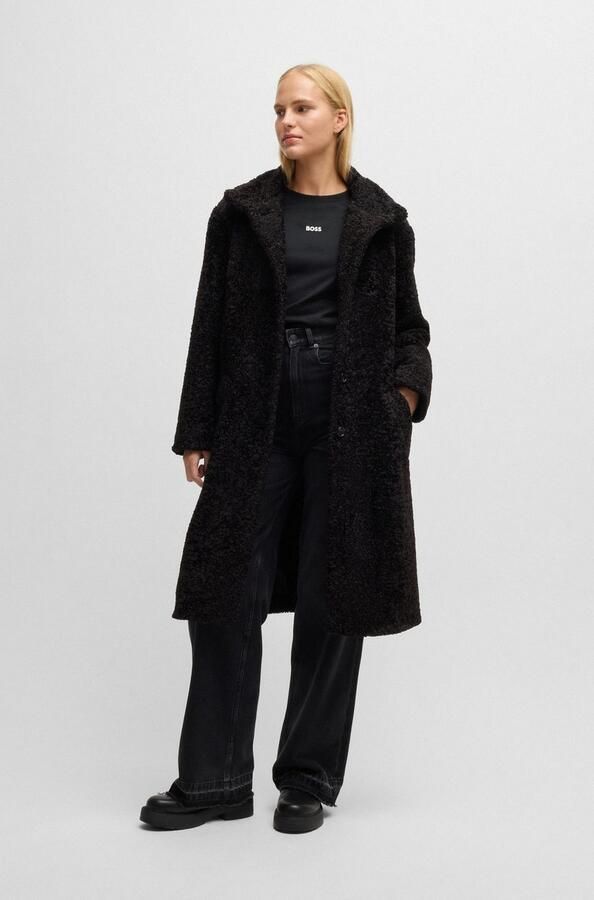 Boss Orange Oversized T-shirt met labelprint model 'Enis' - Foto 5