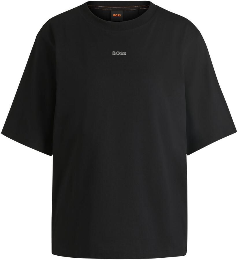 Boss Orange Oversized T-shirt met labelprint model 'Enis'