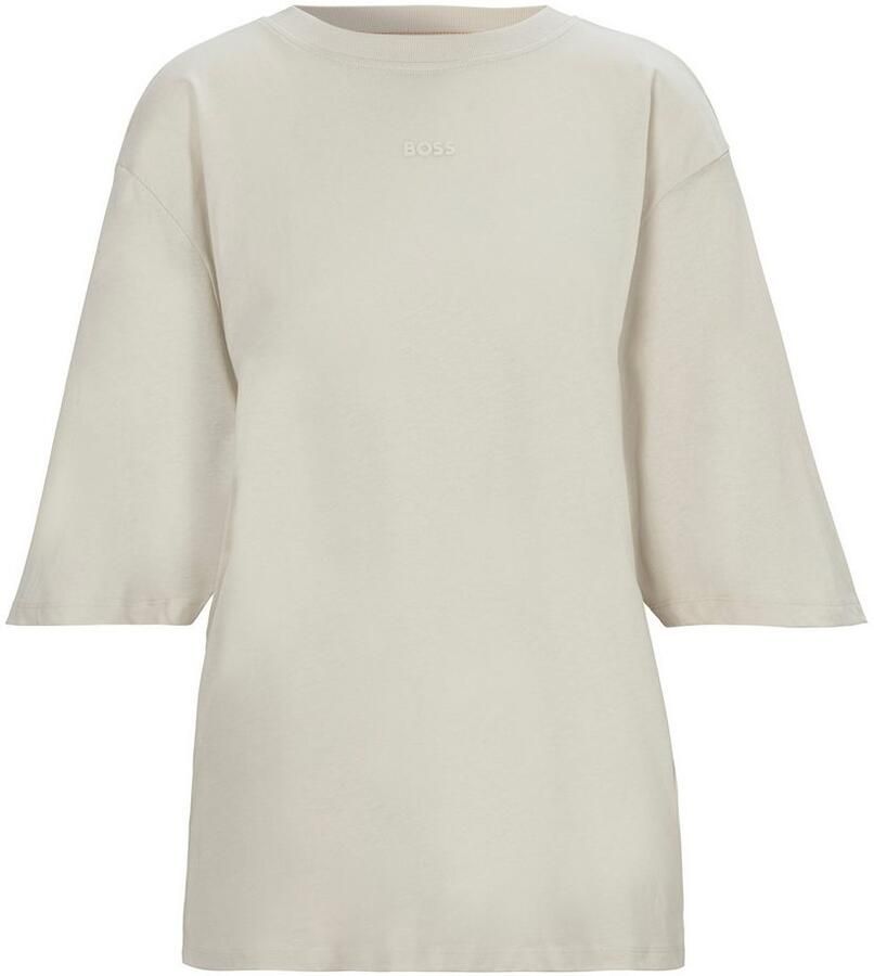 Boss Orange Oversized T-shirt met labelprint model 'Enis' - Foto 2