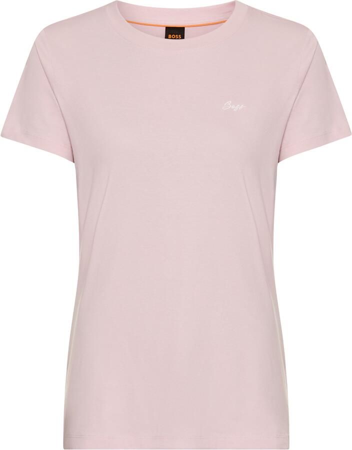 Boss Orange Regular fit T-shirt van puur katoen