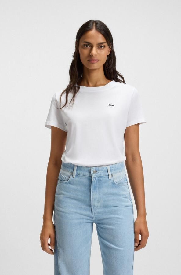 Boss Orange Regular fit T-shirt van puur katoen - Foto 5