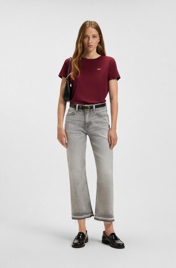 Boss Orange Regular fit T-shirt van puur katoen model 'ESOGO' - Foto 3