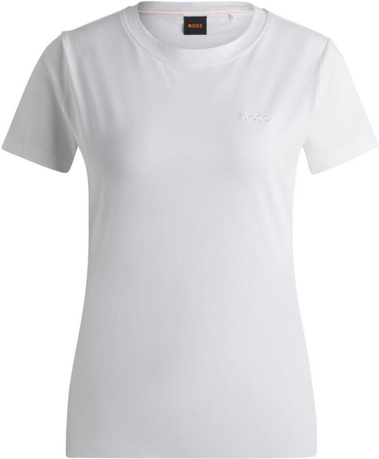 Boss Orange T-shirt met labelstitching model 'Esogo'