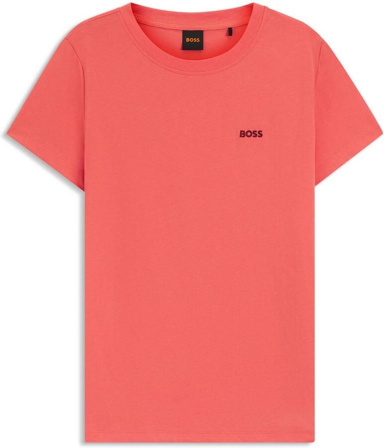 Boss Orange Slim fit T-shirt van puur katoen model 'ESOGO' - Foto 2