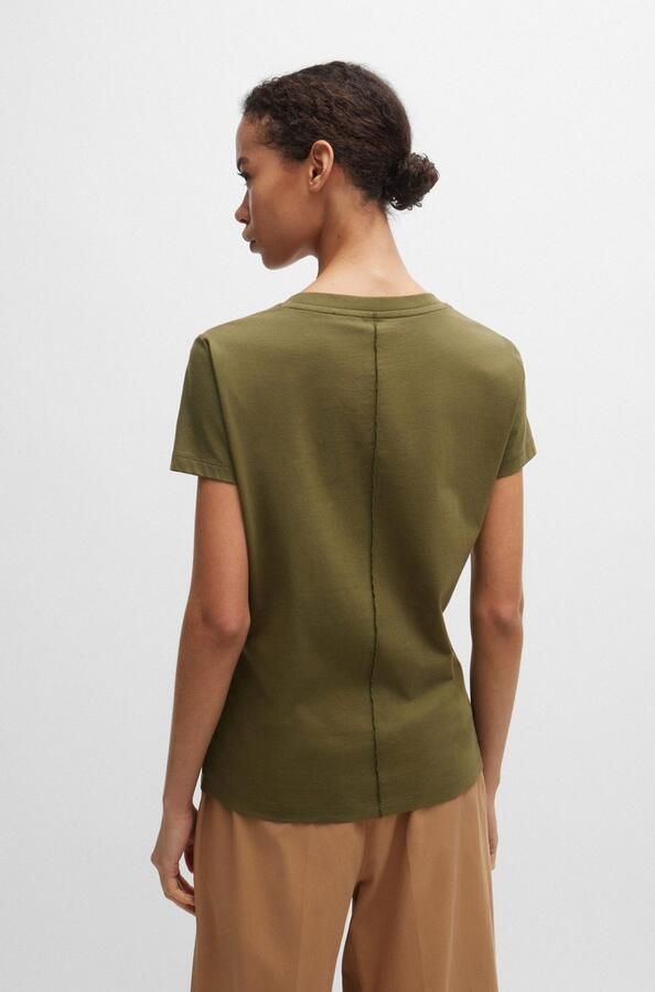 Boss Orange Regular fit T-shirt van puur katoen model 'ESOGO' - Foto 10