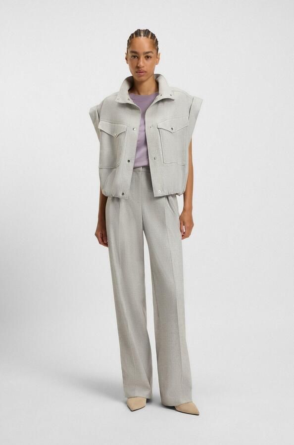 Boss Orange Regular fit T-shirt van puur katoen model 'ESOGO' - Foto 3