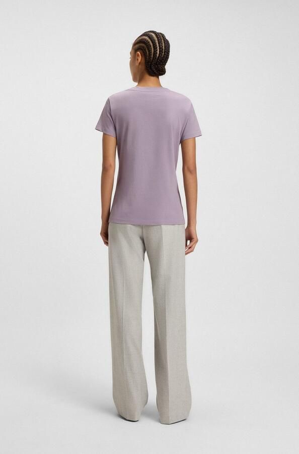 Boss Orange Regular fit T-shirt van puur katoen model 'ESOGO' - Foto 4