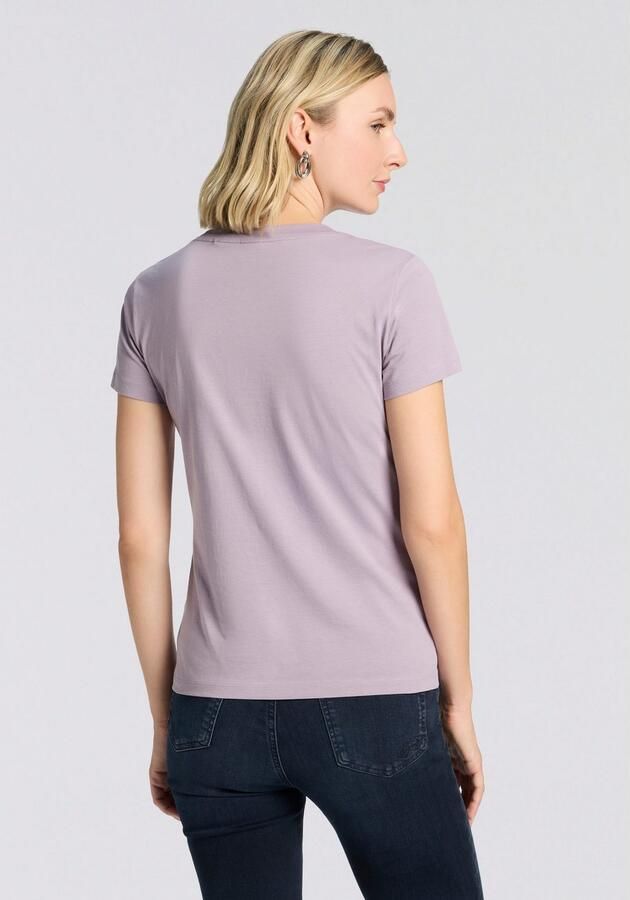 Boss Orange T-shirt Esogo Premium Damesmode met ronde hals stras applicatie - Foto 3