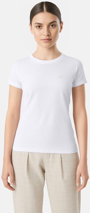 Boss Orange T-shirt Esogo Premium Damesmode met ronde hals stras applicatie - Foto 2