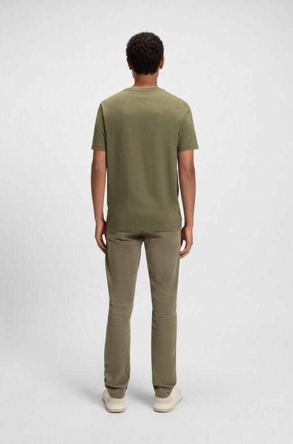 Boss Orange Regular fit T-shirt van puur katoen model 'TALES' - Foto 4