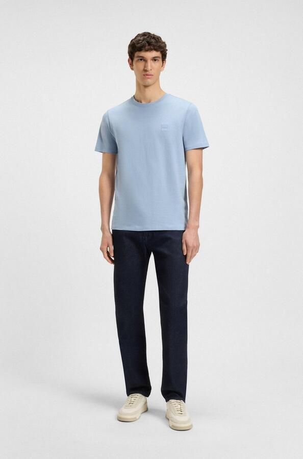 Boss Orange Regular fit T-shirt van puur katoen model 'TALES' - Foto 7