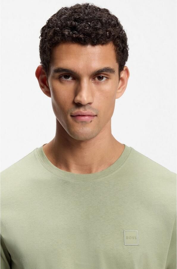 Boss Orange Regular fit T-shirt van puur katoen model 'TALES' - Foto 3