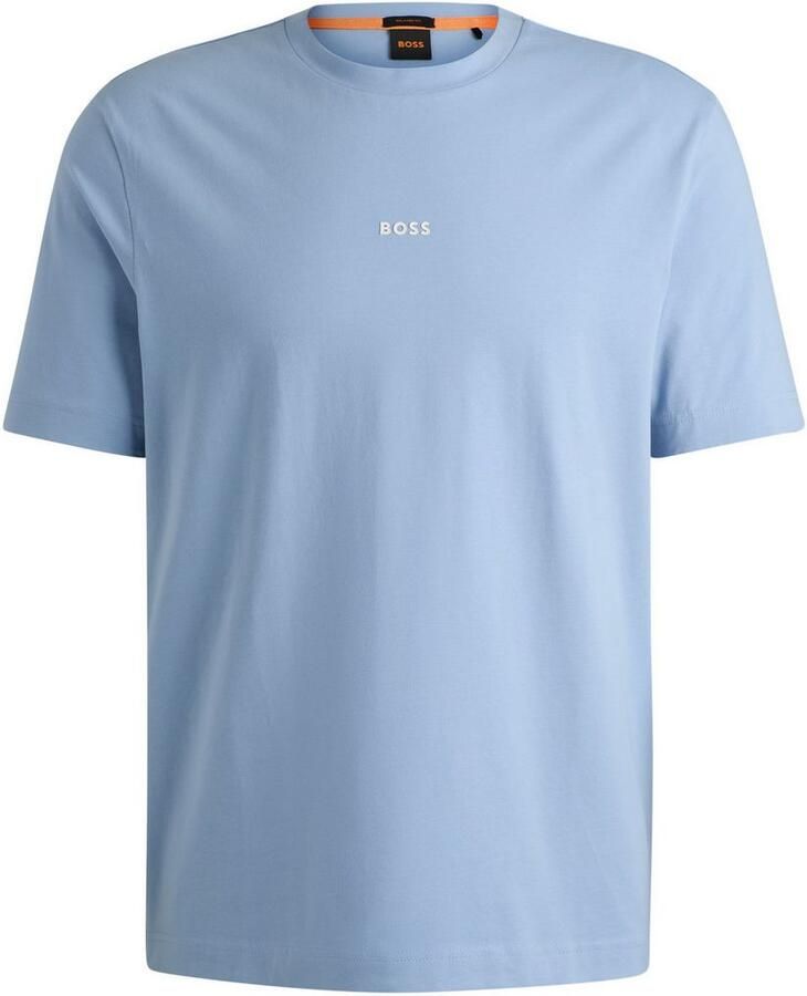 Boss Orange Relaxed fit T-shirt van katoenmix model 'TCHUP' - Foto 2