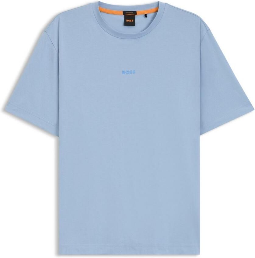 Boss Orange Relaxed fit T-shirt van katoenmix model 'TCHUP'