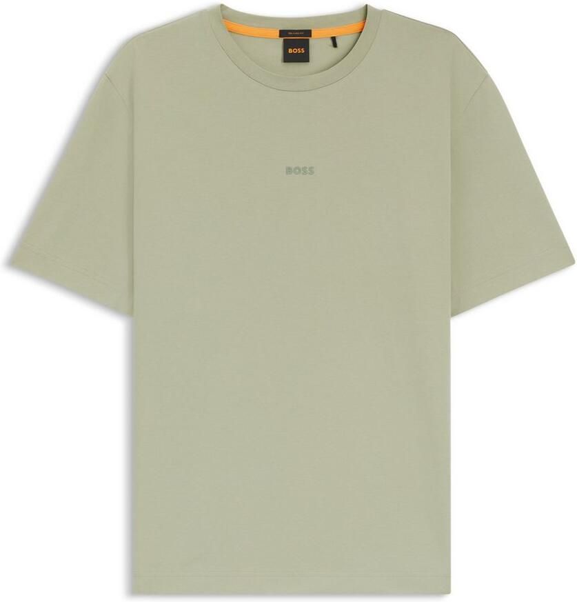 Boss T-shirt Korte Mouw Relaxed Fit TChup T-Shirt Open Green