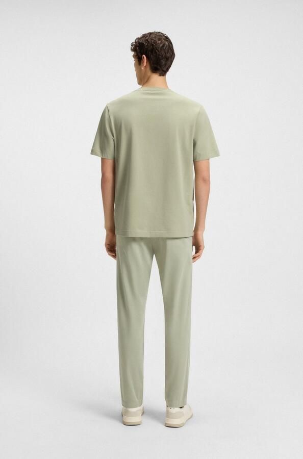 Boss T-shirt Korte Mouw Relaxed Fit TChup T-Shirt Open Green - Foto 4