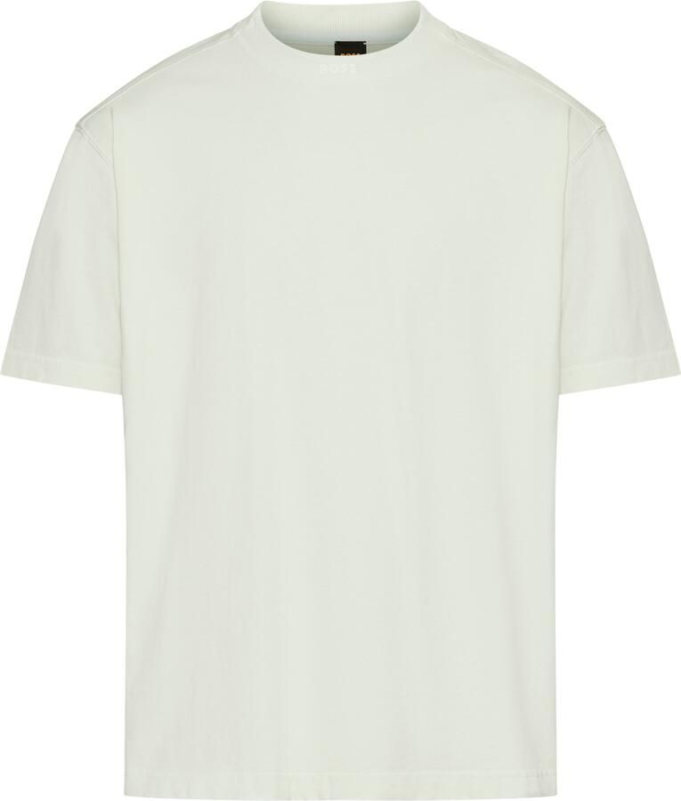 Boss Orange Relaxed fit T-shirt met labeldetail