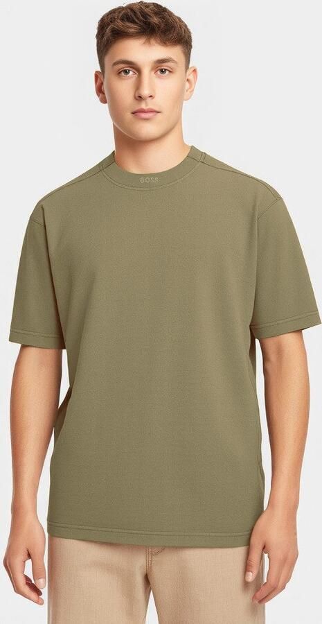 Boss Orange Comfort fit T-shirt van puur katoen