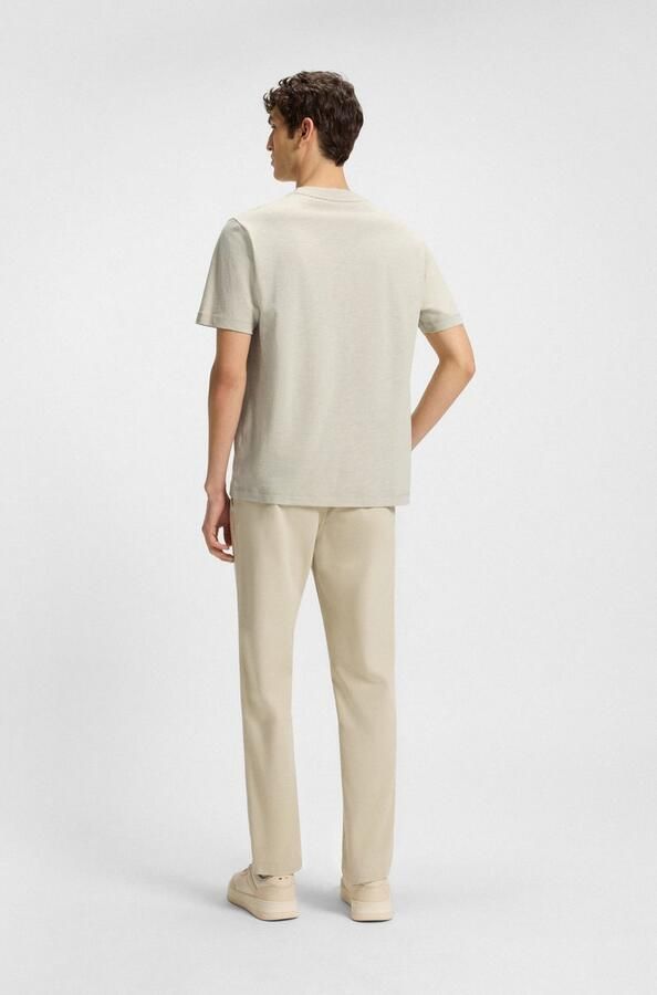 Boss Orange T-shirt Te linenlogo met boss-opdruk - Foto 4