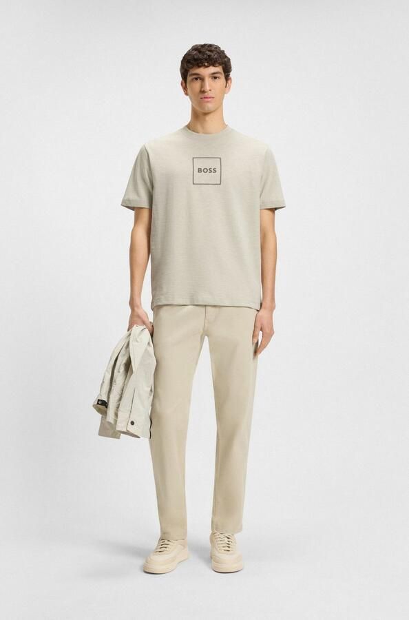 Boss Orange T-shirt Te linenlogo met boss-opdruk - Foto 5