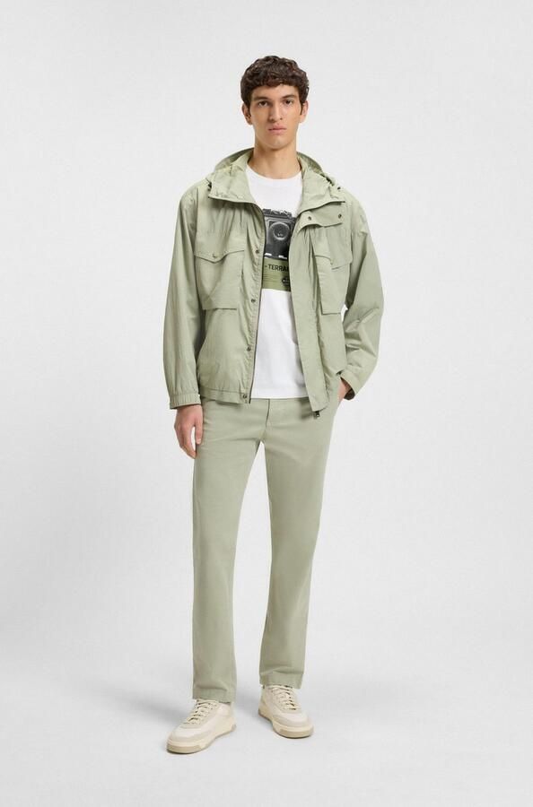 Boss Orange Regular fit T-shirt van puur katoen model 'WAGON' - Foto 3