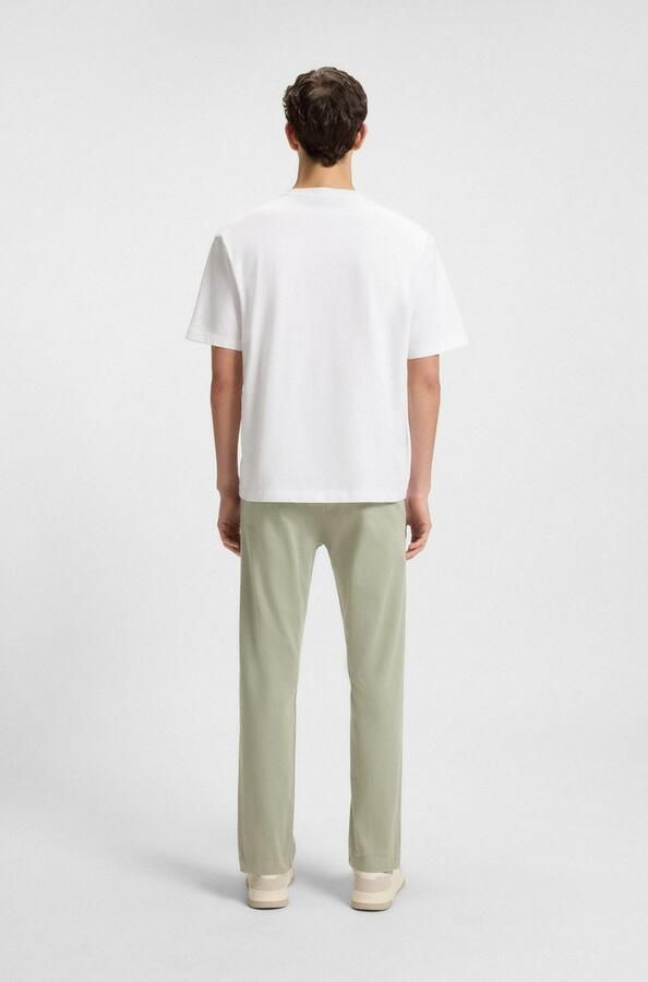 Boss Orange Regular fit T-shirt van puur katoen model 'WAGON' - Foto 4