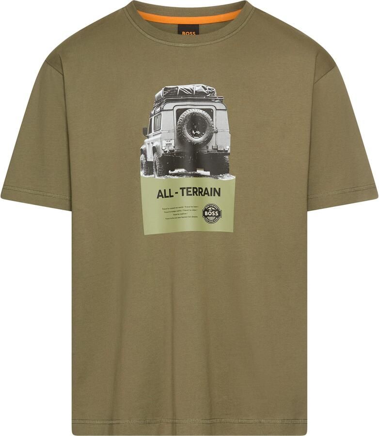 Boss Orange Regular fit T-shirt van puur katoen model 'WAGON'