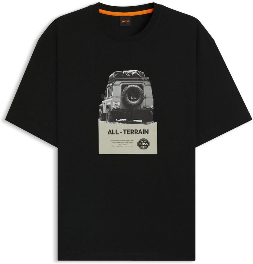 Boss Orange Regular fit T-shirt van puur katoen model 'WAGON'