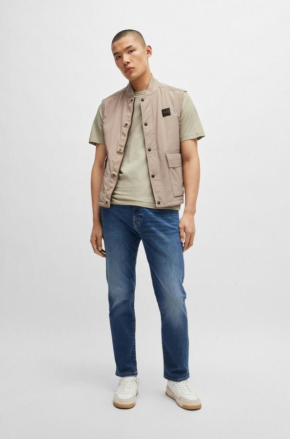 Boss Orange Regular fit T-shirt van puur katoen model 'TEGOOD' - Foto 14