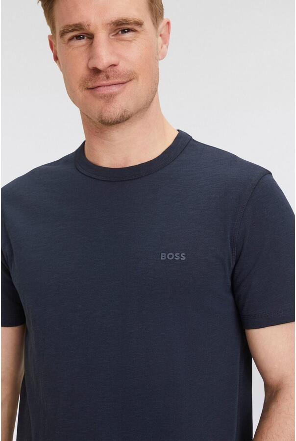 Boss T-shirt Korte Mouw Tegood Basic T-Shirt Dark Blue - Foto 4