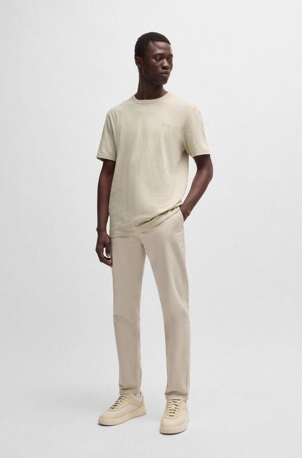 Boss Orange Regular fit T-shirt van puur katoen model 'TEGOOD' - Foto 16