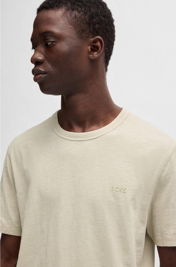 Boss Orange Regular fit T-shirt van puur katoen model 'TEGOOD' - Foto 12