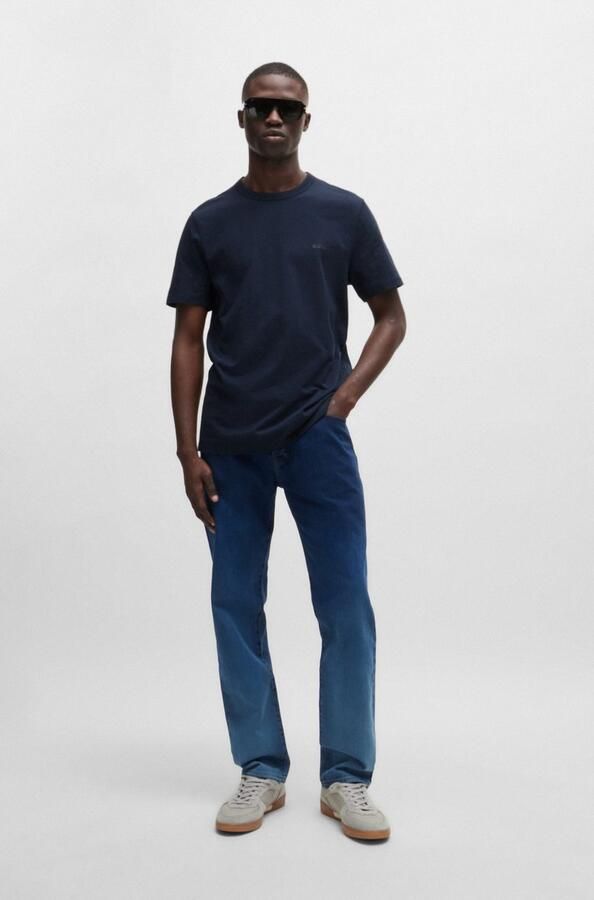 Boss T-shirt Korte Mouw Tegood Basic T-Shirt Dark Blue - Foto 10