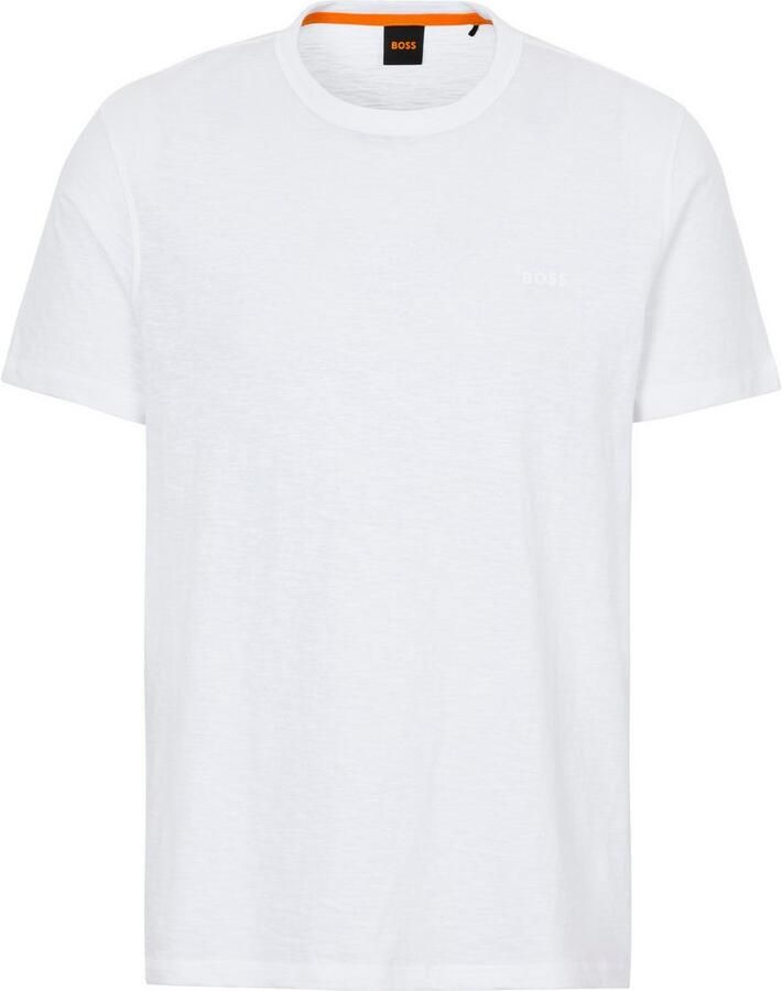 Boss Heren T-Shirt Lente Zomer Collectie 100% Katoen White Heren - Foto 14