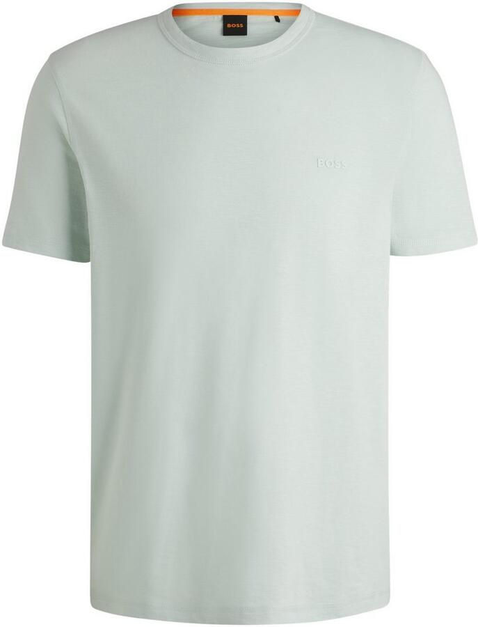 Boss Orange T-shirt met labelprint model 'Tegood' - Foto 6