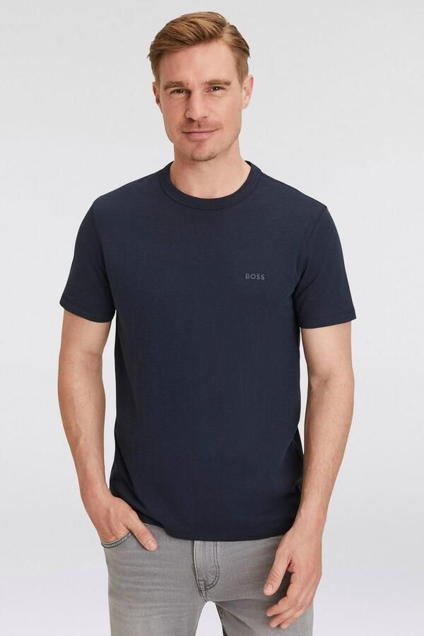 Boss T-shirt Korte Mouw Tegood Basic T-Shirt Dark Blue - Foto 5