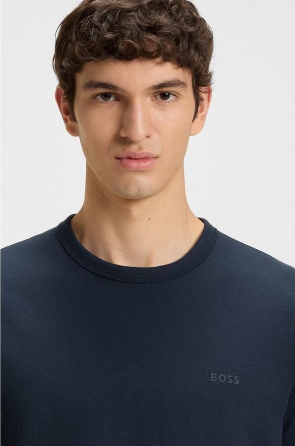 Boss T-shirt Korte Mouw Tegood Basic T-Shirt Dark Blue - Foto 8