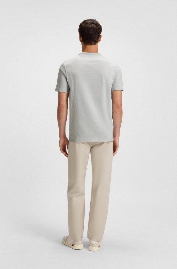 Boss T-shirt Korte Mouw Tegood Basic T-Shirt Light Pastel Grey - Foto 5