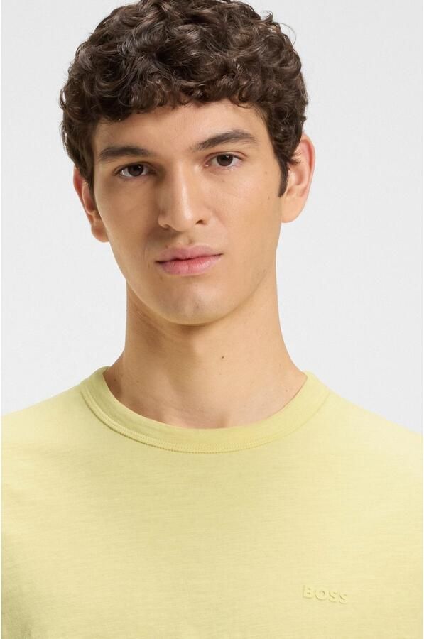 Boss Orange Regular fit T-shirt van puur katoen model 'TEGOOD' - Foto 3