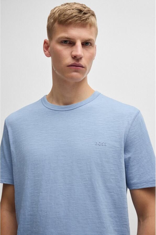 Boss Orange Regular fit T-shirt van puur katoen model 'TEGOOD' - Foto 3