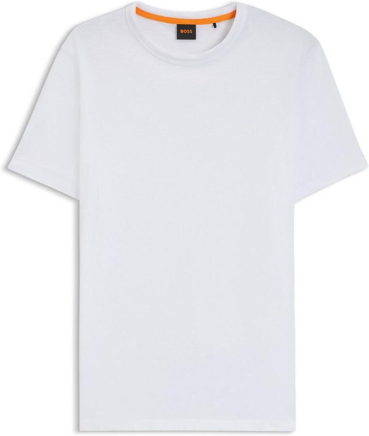 Boss Heren T-Shirt Lente Zomer Collectie 100% Katoen White Heren - Foto 13