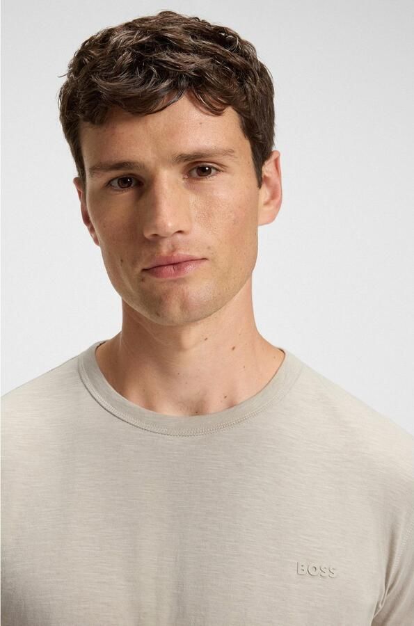 Boss Orange Regular fit T-shirt van puur katoen model 'TEGOOD' - Foto 13