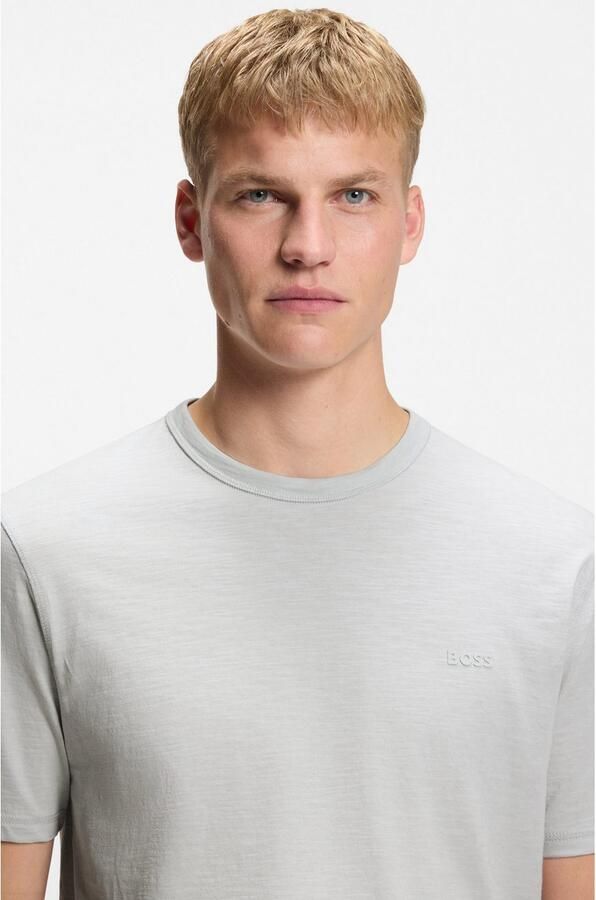 Boss T-shirt Korte Mouw Tegood Basic T-Shirt Light Pastel Grey - Foto 2