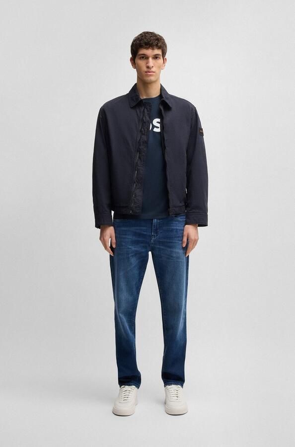 BOSS ORANGE Heren Polo's & T-shirts Thinking 1 Donkerblauw - Foto 11