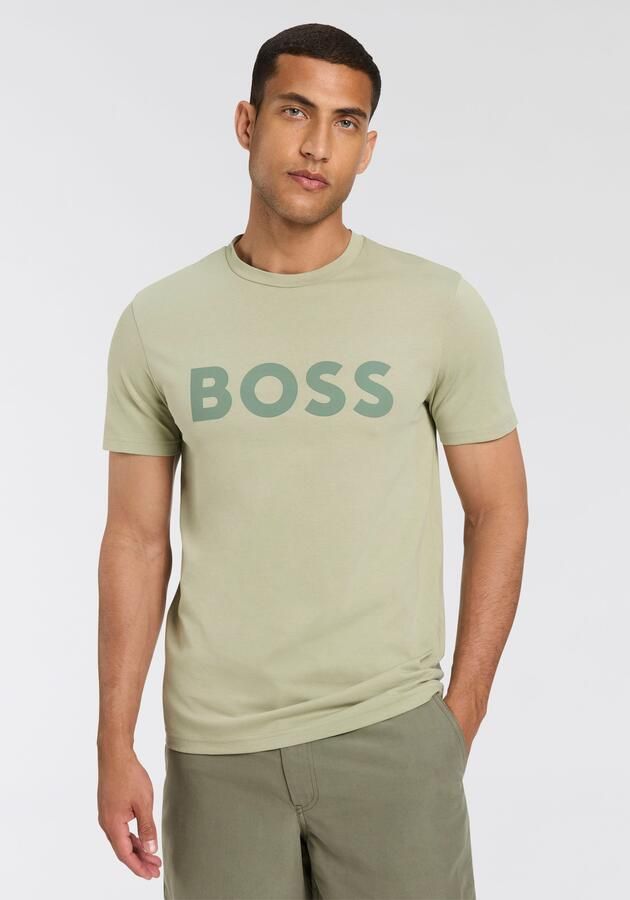 Boss Orange T-shirt Thinking met logoprint (1-delig) - Foto 4