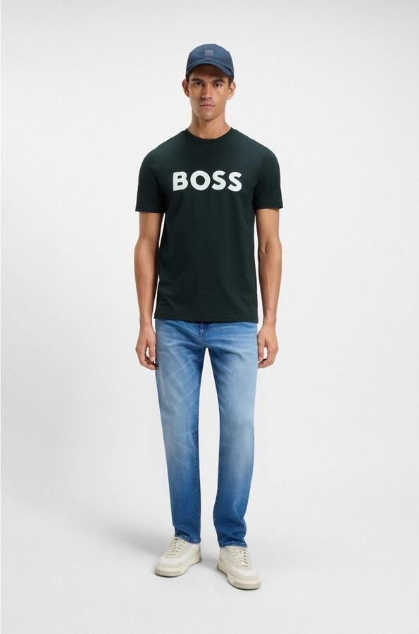 BOSS ORANGE Heren Polo's & T-shirts Thinking 1 Donkerblauw - Foto 7
