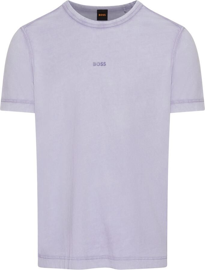 Boss Orange T-shirt met labelprint model 'Tokks'